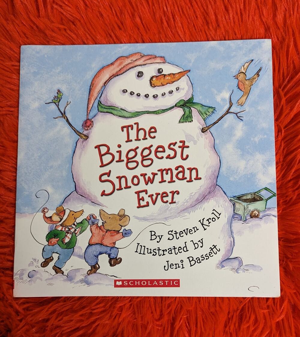 2005 Scholastic The Biggest Snowman Ever S. Kroll PreK-K Ages 3-5 SC